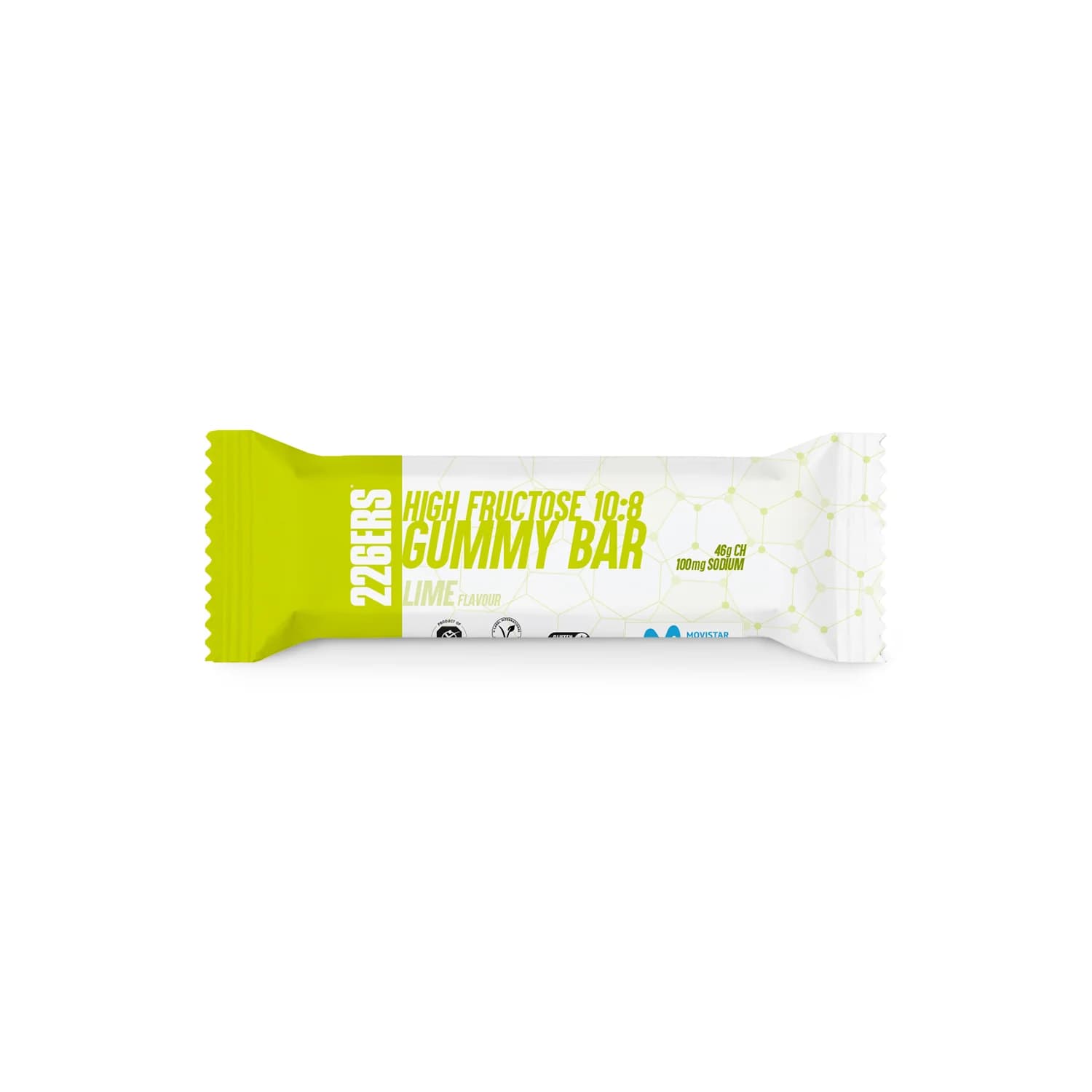 Желейный батончик High Fructose Gummy Bar «Лайм», 60 г, 226ERS