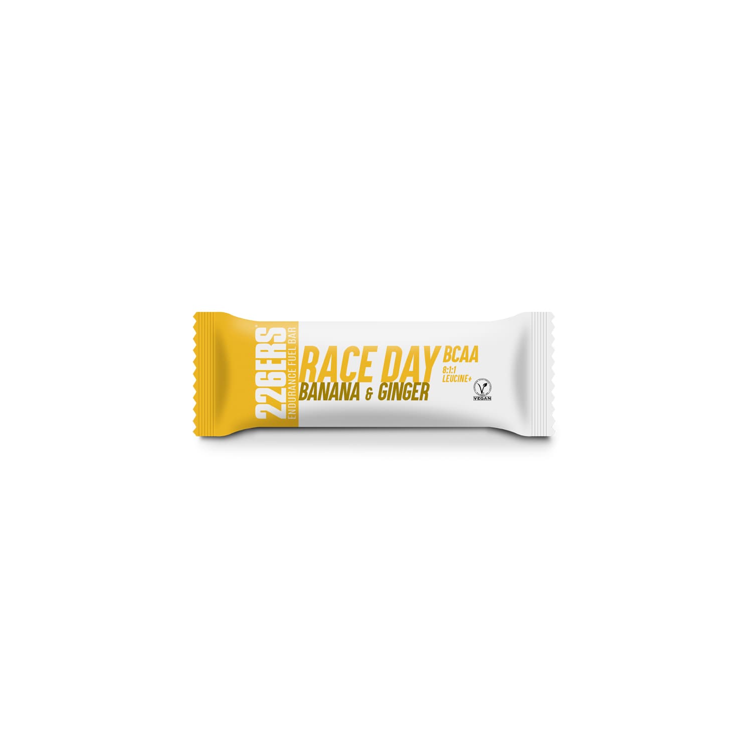 Веганский энергетический батончик Race day с BCAA «Банан и имбирь», 40 г, 226ERS