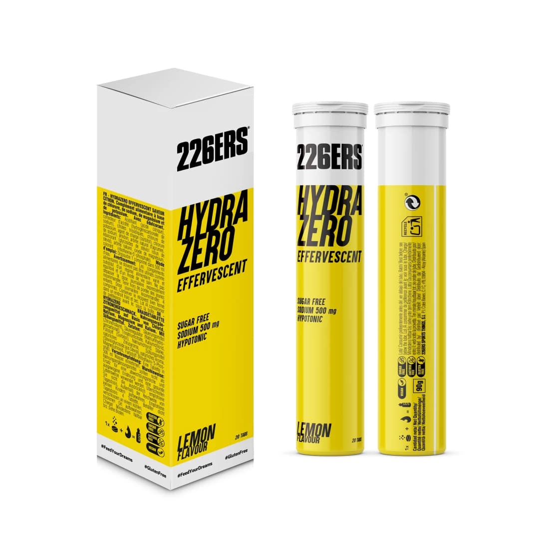 Шипучие таблетки для гидратации Hydrazero Effervescent «Лимон», 20 таблеток, 226ERS