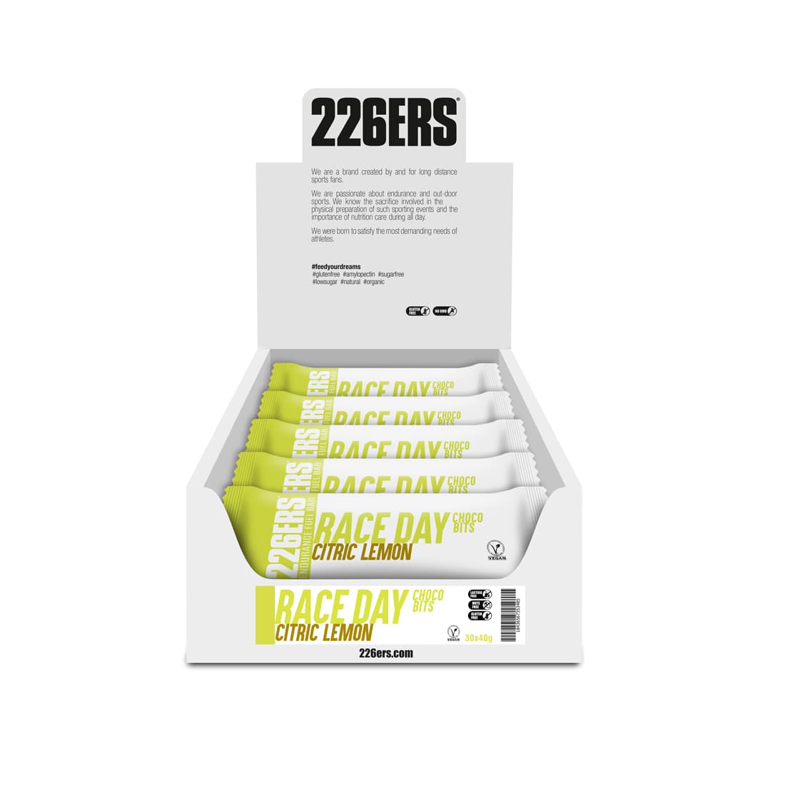 Энергетический батончик Race Day Choco bits «Лимон», 40 г, 226ERS