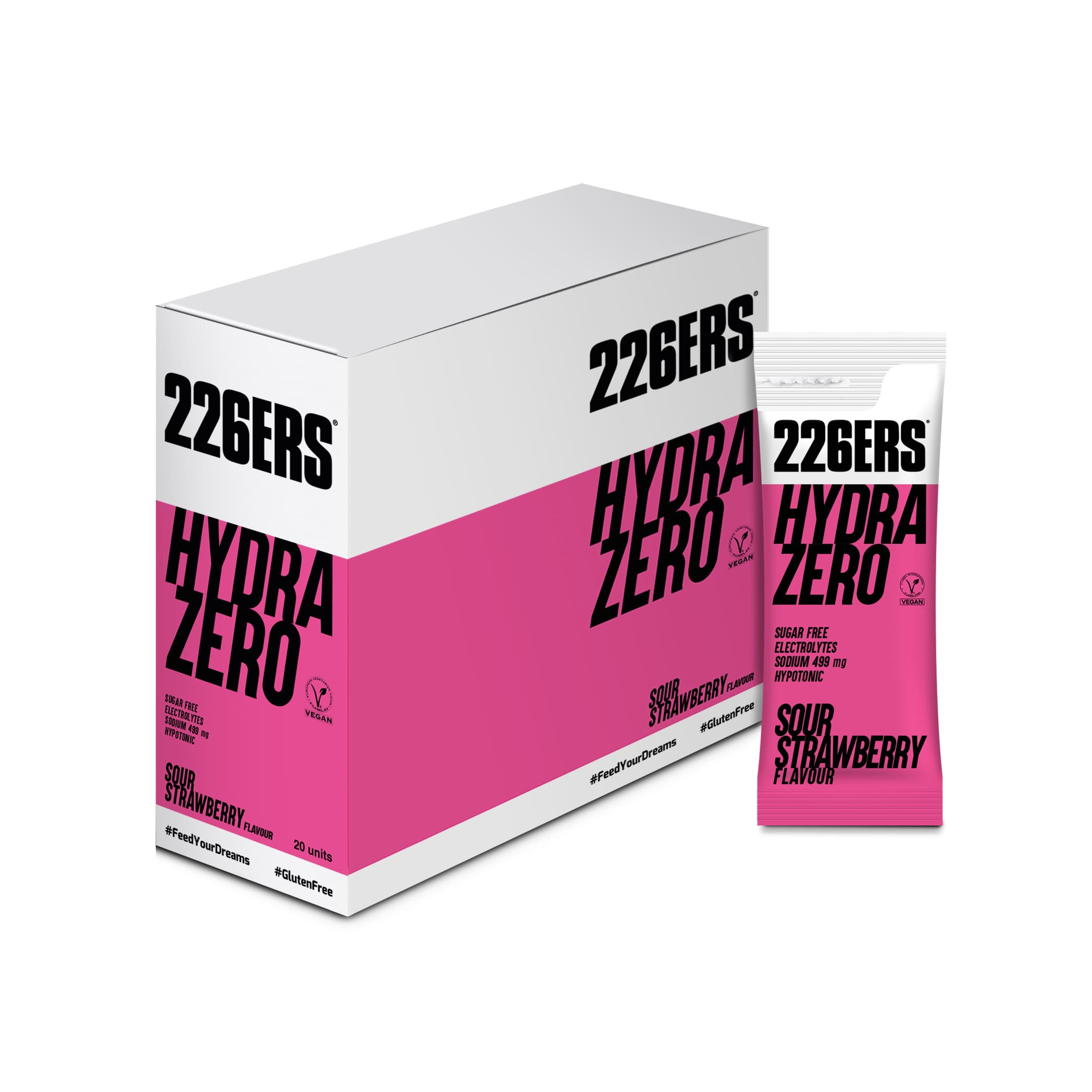 Гипотонический напиток Hydrazero «Клубника», 7,5 г, 226ERS