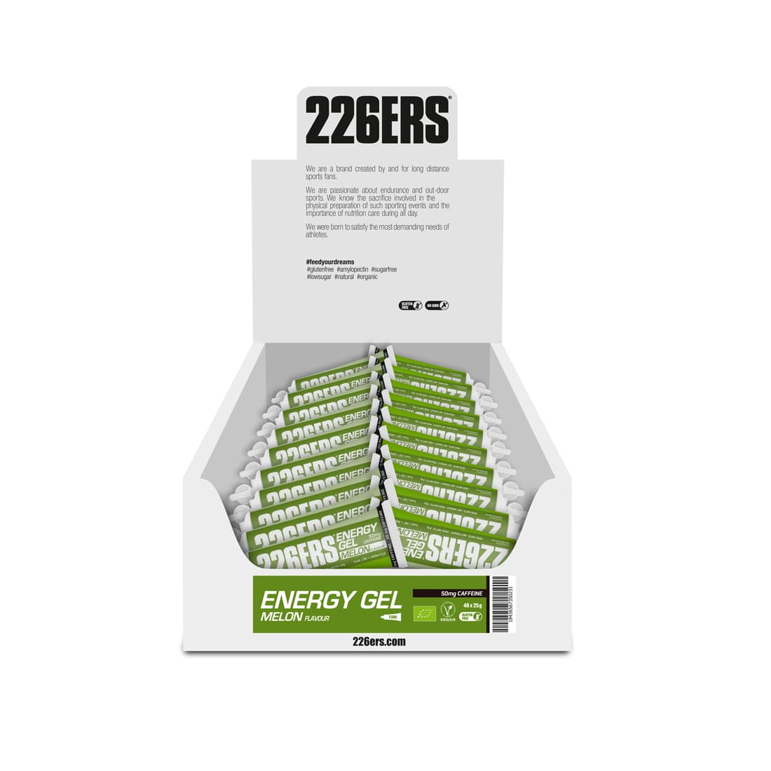 Гель Bio Energy «Дыня» с кофеином 50 мг, 25 г, 226ERS