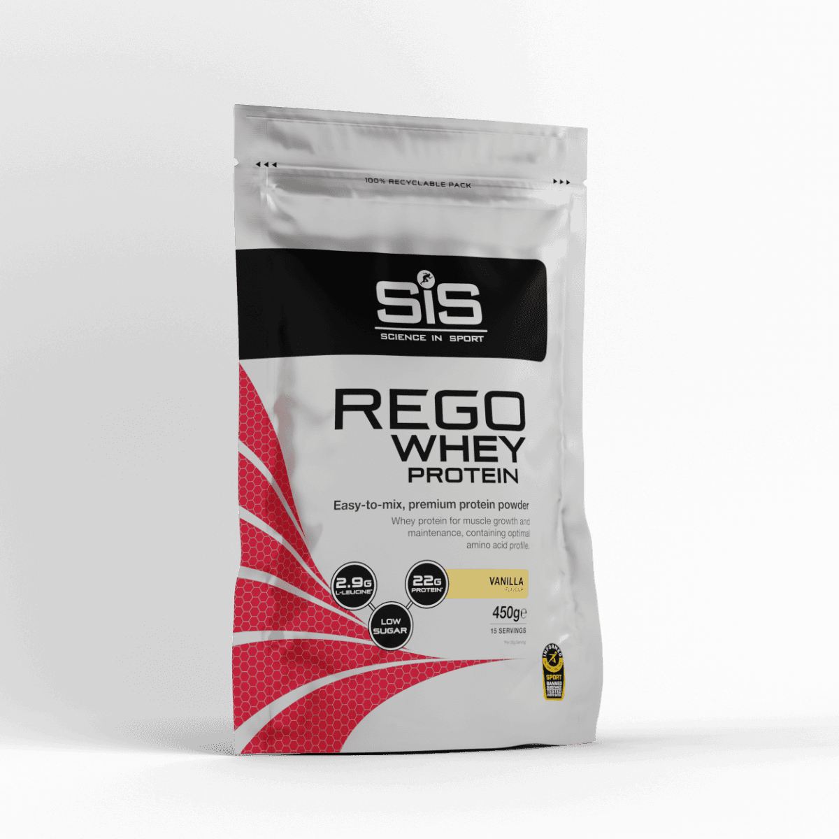 Протеин Rego Whey «Ваниль», 450 г, SiS