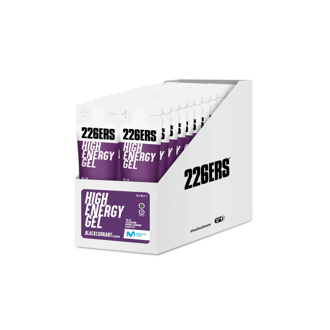 Гель High Energy с BCAA «Черная смородина», 76 г, 226ERS